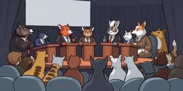Animal presidential debate coverage: a unique twist