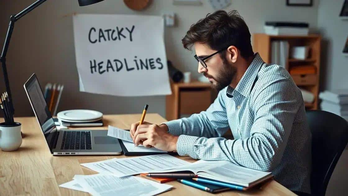 Crafting engaging headlines