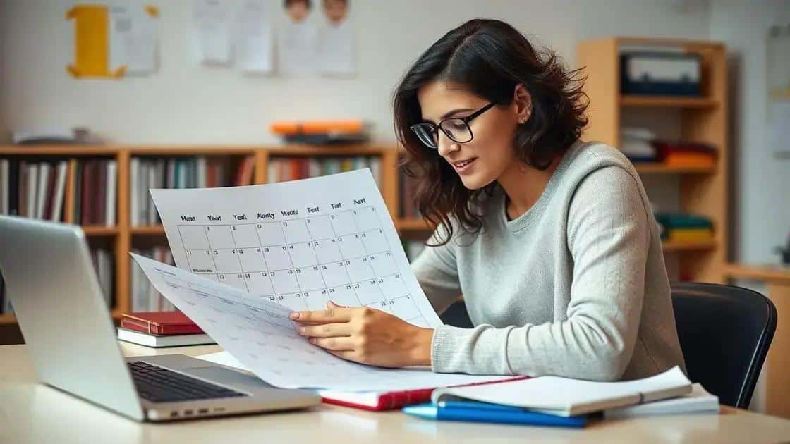 Benefits of using an academic year calendar
