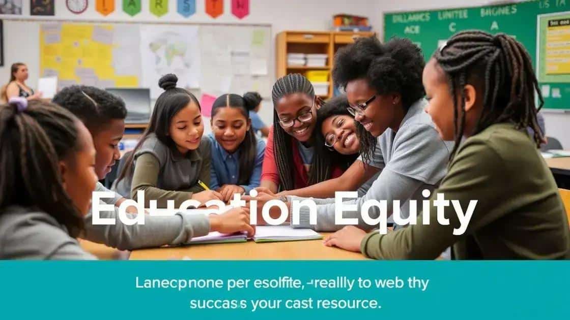 Impact of equity on student success
