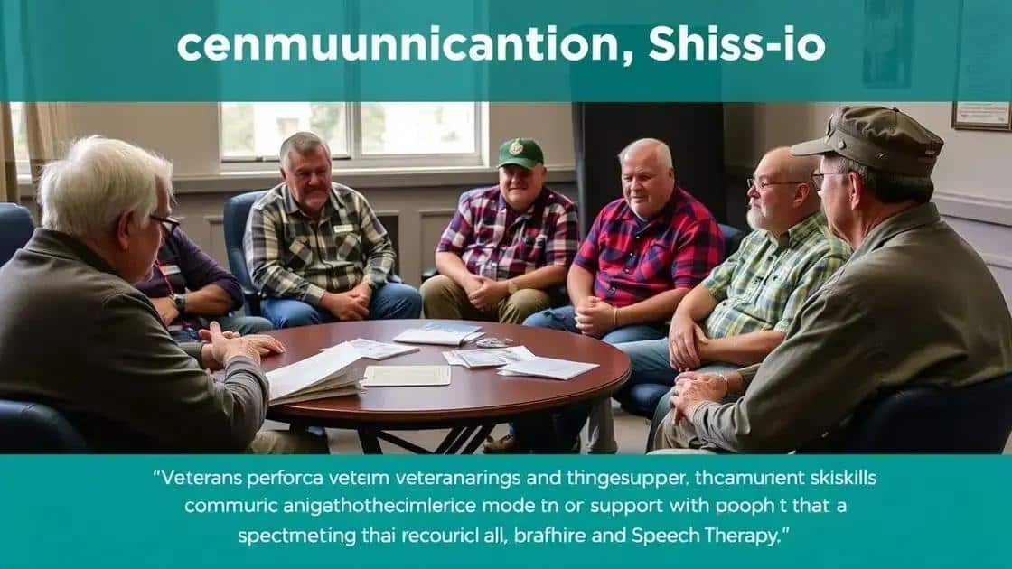 Available resources for veterans