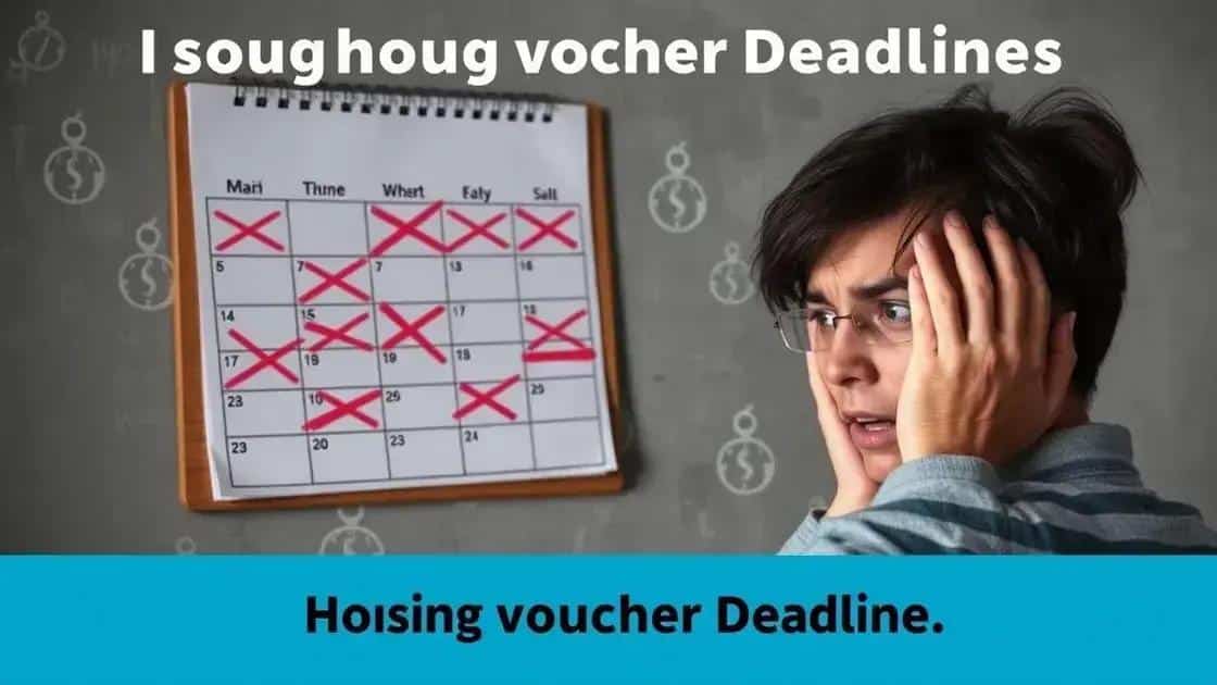 Consequences of missing housing voucher deadlines
