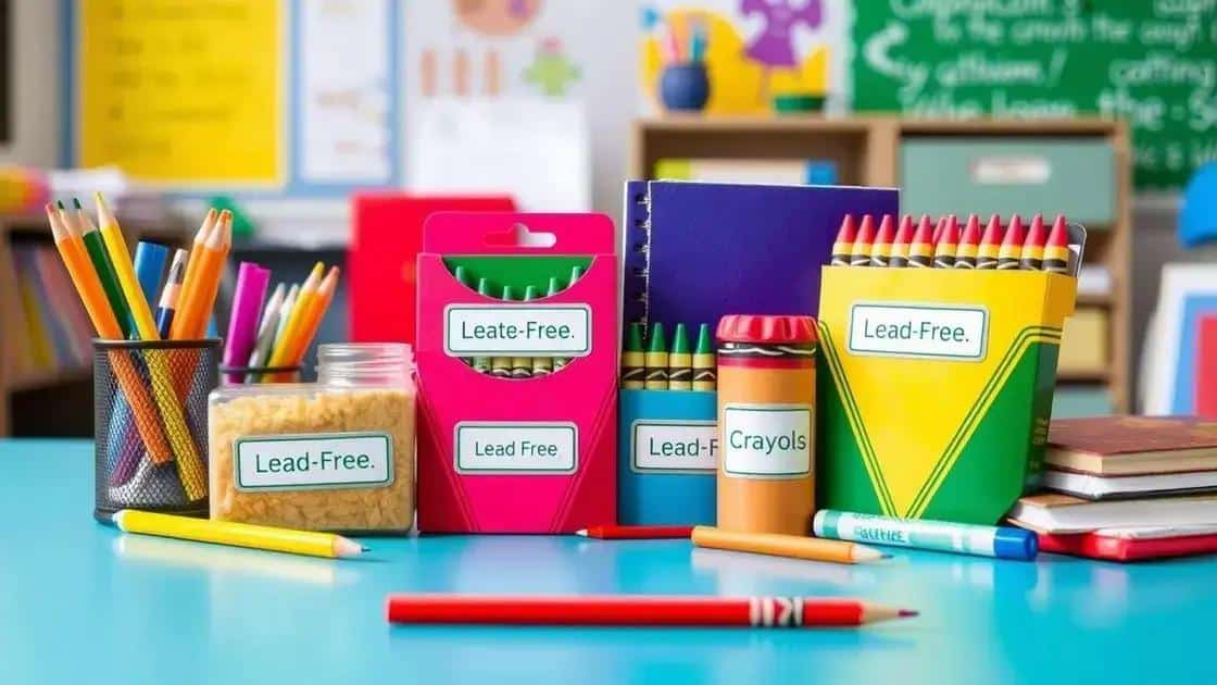 How to identify lead free school products