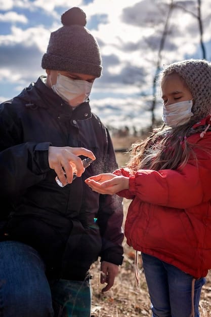 A photo depicting a community health worker providing information about preventing mosquito-borne diseases to residents in a low-income neighborhood. The image highlights the importance of community-based interventions in addressing climate-sensitive health risks.