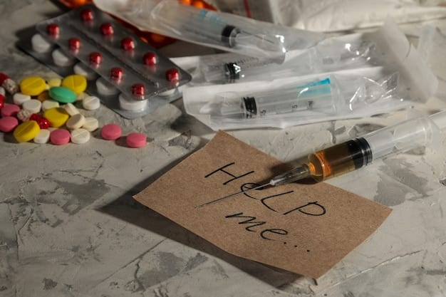 A photo of a community center offering resources for opioid addiction, including counseling services, support groups, and educational materials.