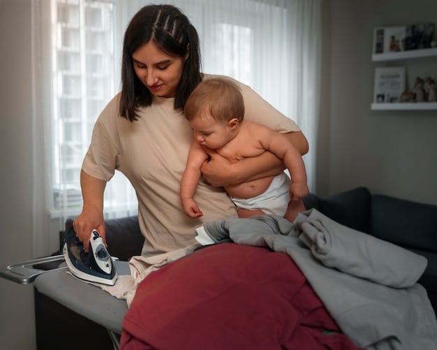 A close-up shot of a mother carefully cleaning a child's toy with a damp cloth, emphasizing the importance of regular cleaning to prevent lead exposure.