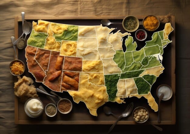 A map of the United States highlighting areas with limited access to healthcare and food deserts, showing the overlap of these issues in rural regions.