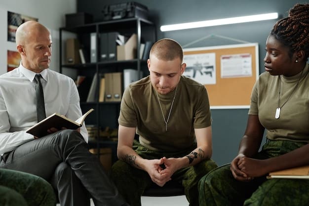 A group therapy session for survivors of gun violence. The participants are sharing their experiences and supporting each other in a safe and nurturing environment.