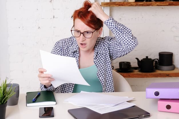 A person looking stressed and overwhelmed while surrounded by tax forms and financial documents. The image conveys the frustration of dealing with complex tax issues and the importance of avoiding common mistakes.