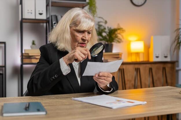 A person filling out tax forms, highlighting the Earned Income Tax Credit (EITC) section with a magnifying glass to emphasize the importance of eligibility.