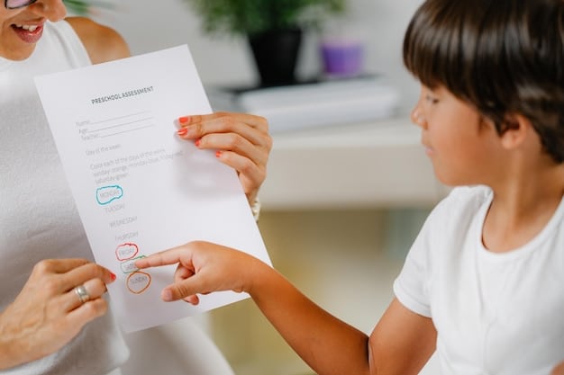 A close-up of a parent filling out an official application form for child care subsidies, with a pen in hand and a calculator nearby. The form includes sections for income, family size, and employment details.