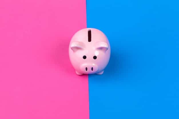 A split image. On one side, a single piggy bank with a $2000 limit sign. On the other side, two piggy banks together with a $3000 limit sign, vividly illustrating individual and couple resource thresholds for SSI.