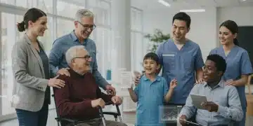 Diverse caregivers learning about 2025 US respite care policy updates