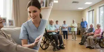 Comparison of in-home care and facility care environments for seniors