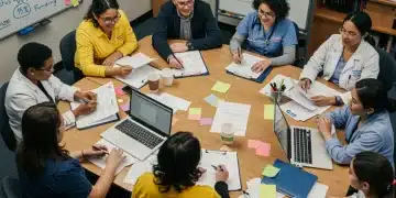 Public health professionals collaborating on 2026 grant applications