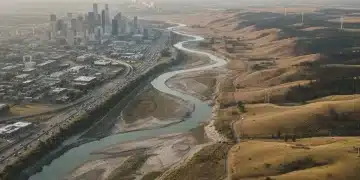 Diverse US landscape showing environmental challenges and public health concerns